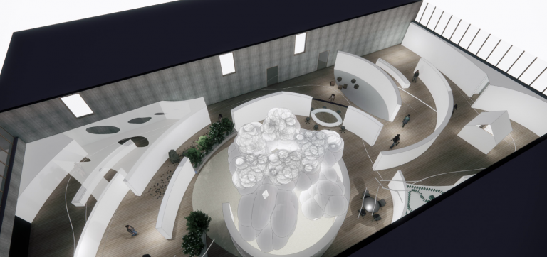 Uue loodusmuuseumi esimese ajutise näituse kontseptsioon "Pööris"